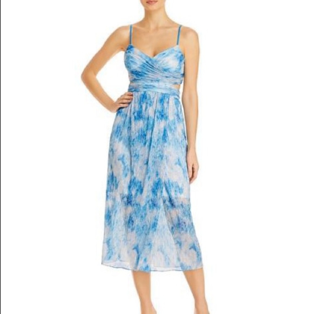 Aidan by Aidan Mattox Cutout Dress…. Beautiful dress, effortless and chic